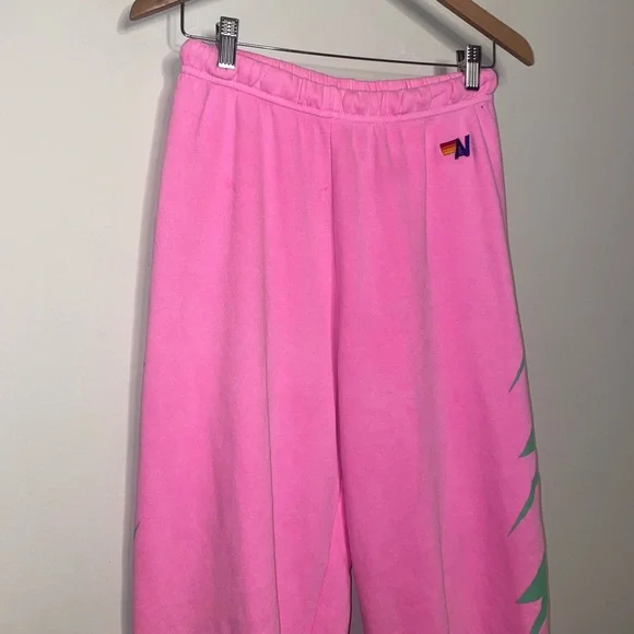 Aviator Nation Bolt 4 Joggers Hot Pink